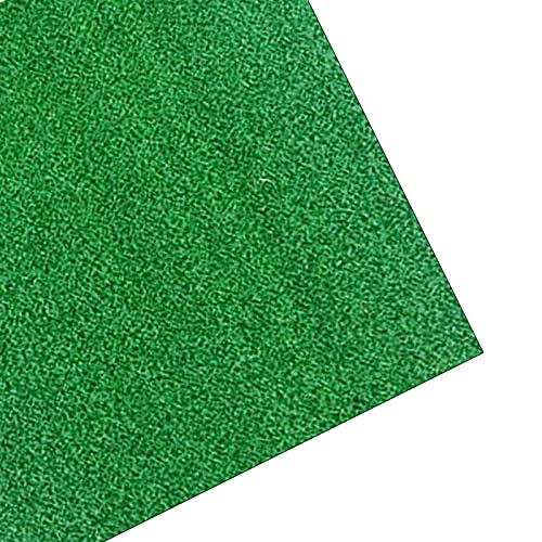 SM SunniMix Golf Hitting Mat Portable Residential Practice Grass Mat Beginner Swing Detection Mat Golfer for Indoor & Outdoor - 30x30cm