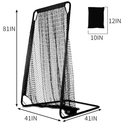 PGL Football Kicking Net – 41×81In Heavy Duty Training Equipment with Steel Frame for Powerful Kicking– Portable Cage for Field Goal - Youth & Adult Team Coaches