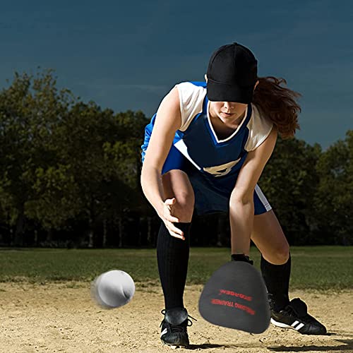 Storgem Softhands Baseball Fielding Trainer,Two-Hands Foam Mitts - style: 2 Packs