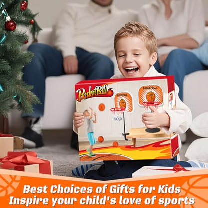 Toddler Basketball Hoop Indoor, Basketball Hoop for Kids Mini Kids Hoops for Outdoor Indoor Goal for Sport Toys Christmas Birthday Gift