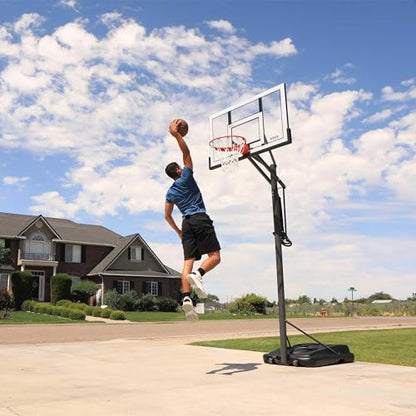 New Adjustable Lifetime Portable Basketball Hoop 71522 54-inch Acrylic Backboard