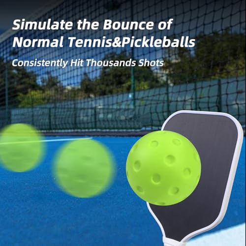 MYKUJA Foam Pickleball Balls, Silent Foam Balls for Tennis and Pickleballs Practice, Indoor Pickleball Ball Outdoor for Noise Reducing, 4 Pack