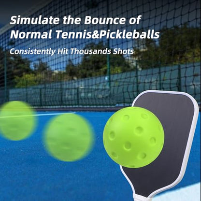 MYKUJA Foam Pickleball Balls, Silent Foam Balls for Tennis and Pickleballs Practice, Indoor Pickleball Ball Outdoor for Noise Reducing, 4 Pack