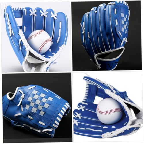 PU Baseball Glove Lightweight Infield Pitcher Training Mitt for Youth Softball Practice Protective Sports Gear