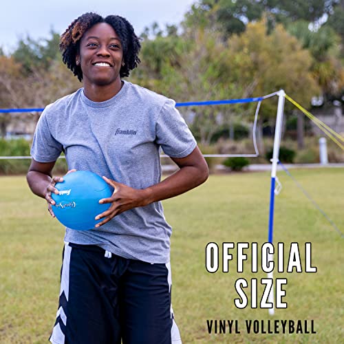 Franklin Sports Volleyball Set - Beach and Backyard Volleyball Net Set - Portable Volleyball Net and Ball Set with Poles and Ground Stakes - Recreational - style: Recreational