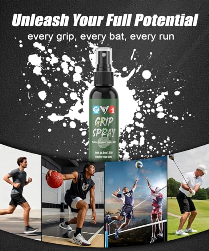 Basketball Grip Spray 4 OZ, 2 in 1 Restore & Improving Shoe Spritz Non-Sticky Sole Bottom Basketball Accessory