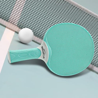 Senston Table Tennis Rackets Set,Professional Ping Pong Paddle Set for 4 Players, Composite Rubber Table Tennis Paddles, Indoor or Outdoor Games.