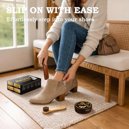 Feilove 4-in-1 Mink Oil Leather Conditioner and Cleaner 3.52 oz - Premium Waterproof Formula for Boots and Shoes - style: 6-in-1 (Basic Set)