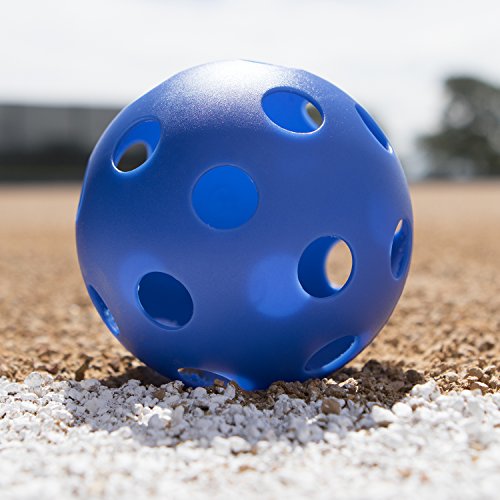 Champion Sports 12" Hollow Plastic Softball Set - Practice Softballs - Regulation Size Balls - Fun for All Ages