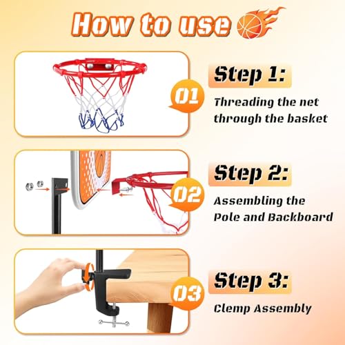 Toddler Basketball Hoop Indoor, Basketball Hoop for Kids Mini Kids Hoops for Outdoor Indoor Goal for Sport Toys Christmas Birthday Gift