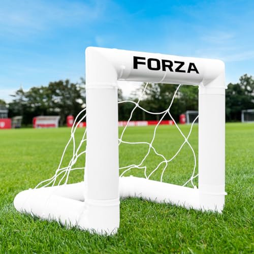 FORZA Mini Target Goal - The Smallest Soccer Goal in the World! l 16" Target Goal - Train with Precision. Passing & Shooting. UK Made, 2 Min Setup, Unbreakable Goalpost - Buy FORZA, Play Forever!