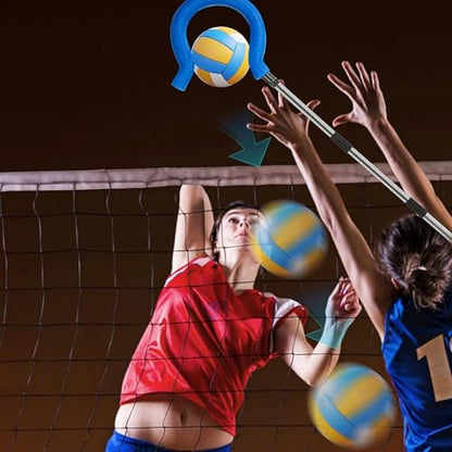 Volleyball Spike Trainer,Adjustable Practice Equipment, for Serving & Hitting Drills, Portable Training Aid for All Skill Levels