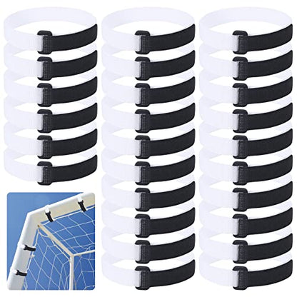 Soccer Goal Net Attachment Straps: 50pcs Attachment Straps for Holding Soccer Placement Nets to The Goal Posts for Boys Kids Soccer Training 14 x 0.8 Inch