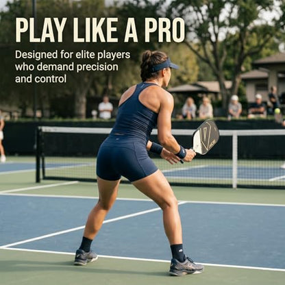 Pro Pickleball Paddle Tuning Kit - Lead-Free Tungsten Weights (30g), Pre-Cut Anti-Wrinkle Edge Guard Tape & Silicone Grip Bands - Swing Weight & Edge Protection Accessory Bundle - color: Black-3K
