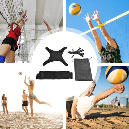 Volleyball Serving Trainer – Rebounder Equipment and Beginner Serving Exerciser for Outdoor Practice, Gym, Backyard, School, Course, and Tournament Training, Improves Accuracy, Speed,