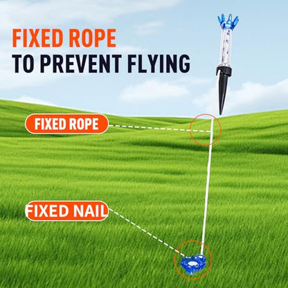 Golf Tee with String, 4Pcs Portable Spring Golf Practice Tees Magnetic Support for Driving Range and Practice Mat Golf Tees Unbreakable Magnet Tee Rubber Tee Indoor Outdoor