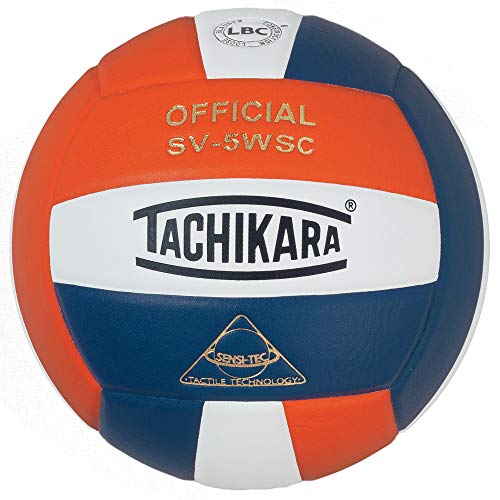 Tachikara® Sensi-Tec® SV5WSC-NFHS - color: Orange/White/Navy, style: New NFHS
