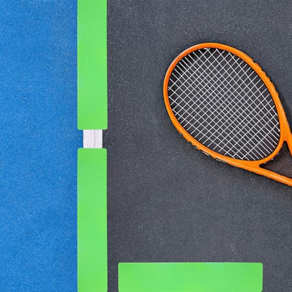 6pcs Court Line Marker Kit Boundary Markers Lines Set for Basketball Tennis Volleyball Badminton Pickleball Net Court Outdoor Indoor Training