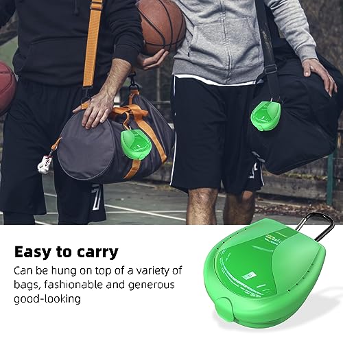 Mouthguard Case Sports, Specialized Football and Basketball Mouthguard Cases, Students, Adults and Seniors Universal Sports Green - color: Green