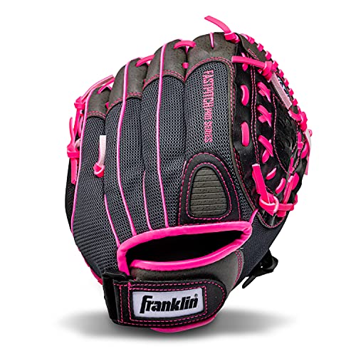Franklin Sports Fastpitch Softball Gloves - Windmill Adult + Youth Fielding Gloves - 11" or 12" - Pink + Green - color: Pink, size: 11"