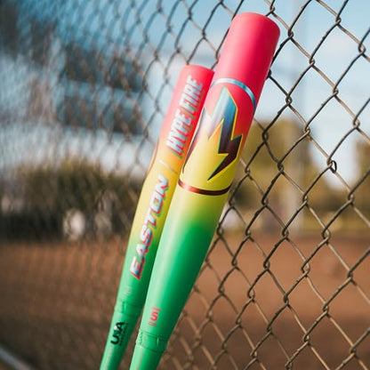 Easton | 2026 | Hype Fire Baseball Bat | USA | -5 / -8 / -10 / -11 Drop | 2 5/8" Barrel | 2 Pc. Composite - color: Green / Yellow / Pink