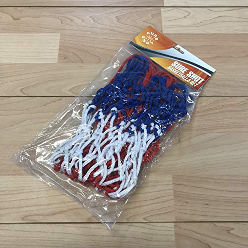 Sure Shot Basketball Net-Red, White and Blue, One Size