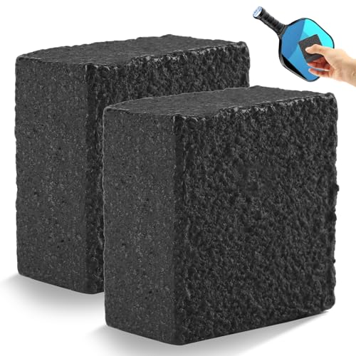 2PCS Pickleball Paddle Eraser, Carbon Cleaner, Quick & Effective Pickleball Accessories to Remove Ball Residue, Dirt and Scratches