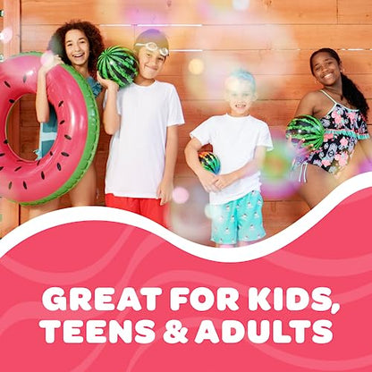 Watermelon Ball Lit - Glow in The Dark Pool Toy for Kids Ages 8-12, Teens, Adults - 9 Inch Swimming Pool Game for Family Fun - size: 9", style: 9" Green LED Light-Up