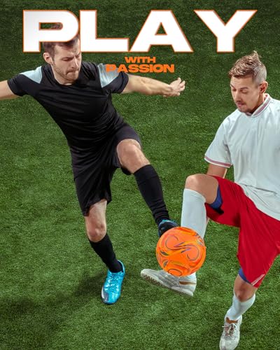 Kreis Soccer Ball – Professional Training Soccer Ball for Grass Fields – Durable TPU Machine Stitched Soccer Balls – Sizes 3, 4 & 5 – Outdoor Practice & Match Play