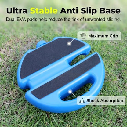 Tennis Ball Training Baseboard, Tennis Trainer Rebound Ball with String, Solo Tennis Practice Rebounder for Backyard, Court,Garage, Self Tennis Training Equipment Set for Adult,Beginner - color: A
