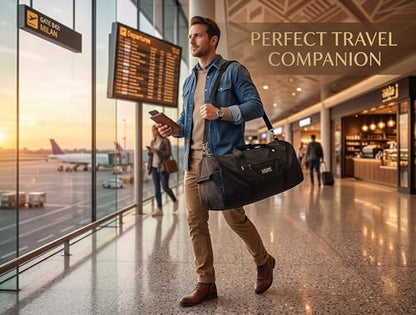 Heavy Duty Cargo Duffel Large Sport Gear Drum Set Equipment Hardware Travel Bag Rooftop Rack Bag - color: Black, size: 24" x 12" x 12"