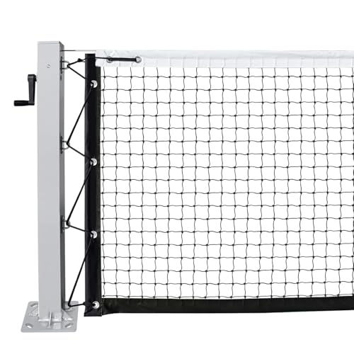 MegaPads Regulation Pickleball Net System with Crank – 22ft Portable Net, Rustproof Aluminum Frame, Weather-Resistant Net & Carry Bag – Indoor/Outdoor Use