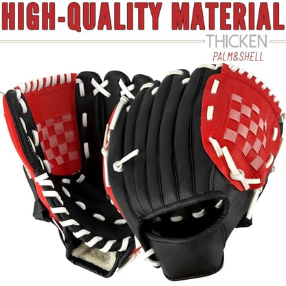 Baseball Glove,Baseball Softball Mitt with Ball for Kids Youth Adults Training and Beginner,Right Hand Throw,Left Hand Glove - color: Urban X-Flash, size: 11.5"