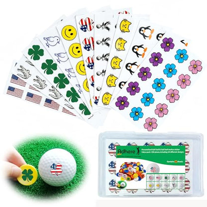 Adhere Golf Ball Markers 50 100 pcs Plastic Position Ball Marker Quarter Size 0.94 inch Flat Golf Ball Marker Mix Colour
