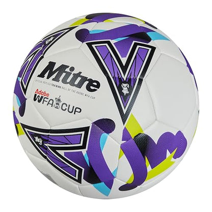 Mitre Unisex Training Womens FA Cup Football | High Performance Training Ball | Extra Durable Design, Ball