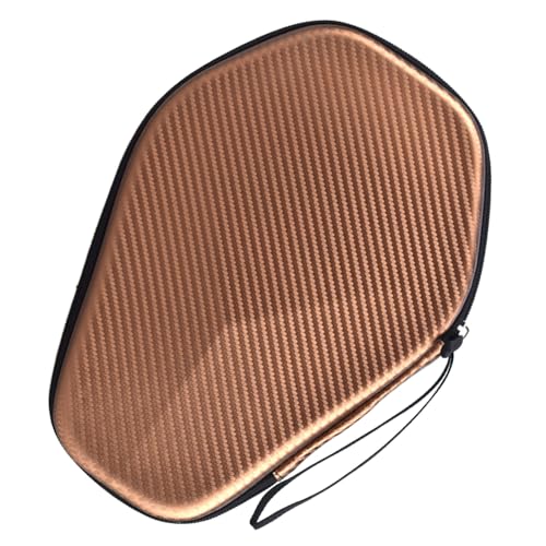 Portable Table Tennis Racket Bag Waterproof Ping Pong Paddle Storage Case Hard Cover Waterproof Ping Pong Paddle Bag Ping Pong Paddle Storage Bag Holds 2 Rackets Functional - color: Silver