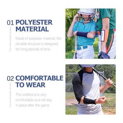 BESPORTBLE Football Wristbands Youth Adult: 2Pcs Football Wrist Playbook, Black Quarterback Play Wristbands for, Baseball, Softball, All Sports