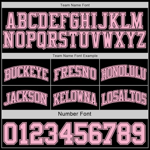 Custom Reversible Basketball Jerseys Men Youth, Personalized Sports Shirts Team Uniforms Printed Name Logo Number - color: Light Pink and Black
