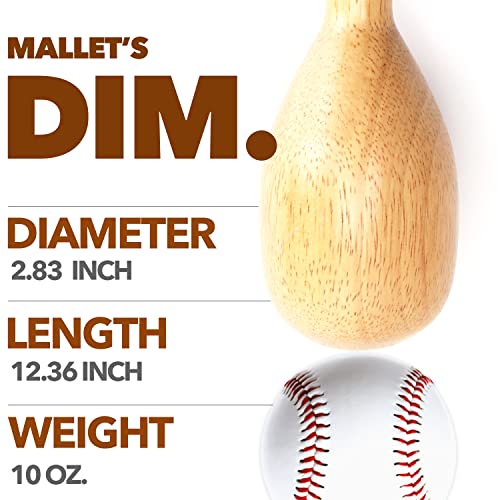 AliBall Baseball Glove Mallet, Real One Piece Solid Construction Heavy Ball Mallet for Baseball Quick Create A Ball Shaped Pocket Softball Glove Mallet - color: A