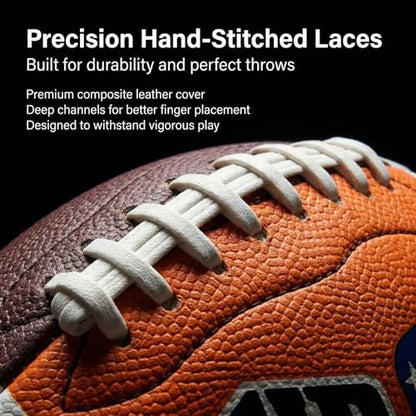 Mini Soft Rubber Football – 21cm Outdoor Training Ball for Beginners, American Football Practice Ball, Inflatable Sports Ball for Pool & Beach, Adult/Teen Throwing Game Prize