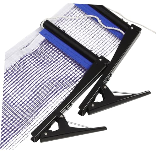 LIOOBO Table Tennis Net Mesh Set Lightweight Rack for Serving Easy to Install Remove for Backyard Indoor Games