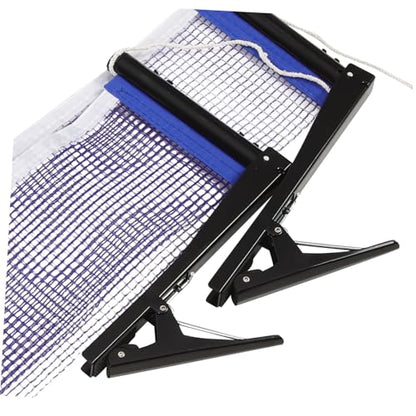 LIOOBO Table Tennis Net Mesh Set Lightweight Rack for Serving Easy to Install Remove for Backyard Indoor Games