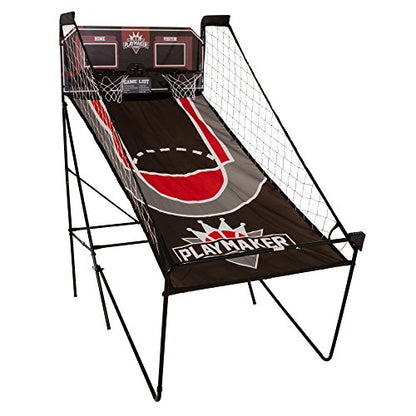 Triumph Playmaker Shootout Basketball Arcade Game – Electronic Scorer, LED Display, 8 Game Modes, 4 Balls, Pump & Quick Connect Frame – Fast-Paced Indoor Fun for Kids, Teens & Family Game Nights