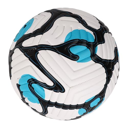 Soccer Indentation Adult Training SoccerStandard English Football for Soccer Games and Practice - ，High Elasticity - color: Blue