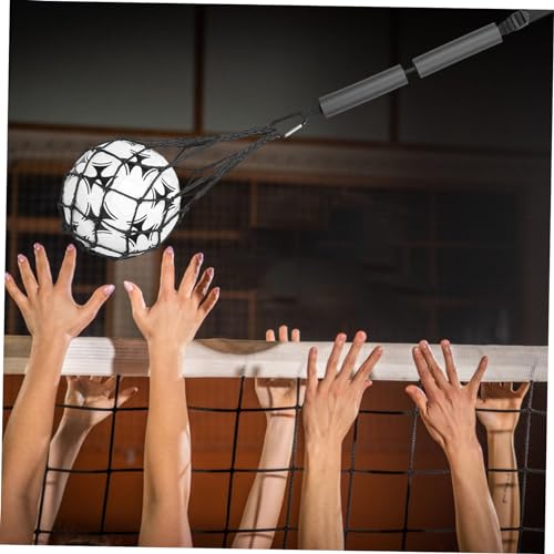 Hemoton Volleyball Spike Trainer Strap Adjustable Height Training Equipment for Jumping and Hitting Professional Volleyball Practice Aid for Athletes