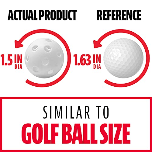 Franklin Sports MLB Indestruct-A-Ball Micro Baseballs - 12 Pack - color: White, size: 1.5 inch (Mini)