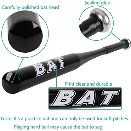2 Packs 25 Inch Baseball Bat Self-Defense Softball Bat Home Defense Lightweight Aluminum Alloy