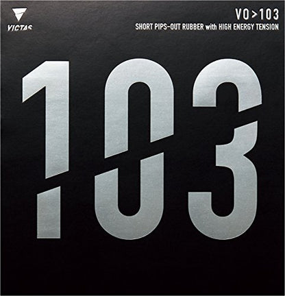 VICTAS(ヴィクタス) 卓球 表ソフトラバー VO103 レッド 020242 MAX