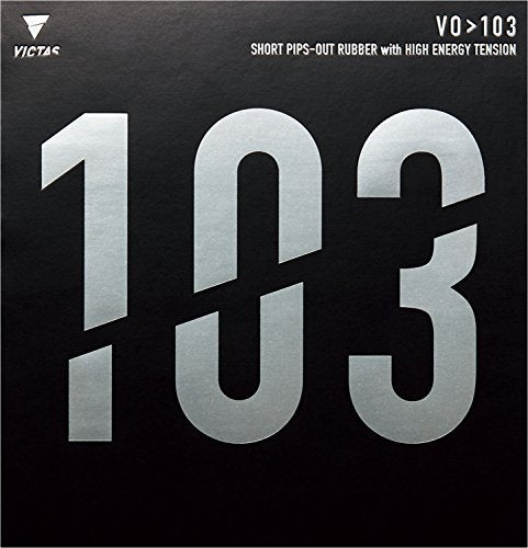 VICTAS(ヴィクタス) 卓球 表ソフトラバー VO103 レッド 020242 MAX