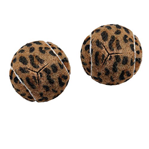 STARTOP Deluxe Pre Cut Walker Tennis Ball Glides - Walkers Legs Universal Precut Glide Balls, Accessories Gifts for Elderly Seniors or Medical Rehab - color: Cheetah